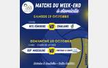 Matchs à domicile du week-end du 19/10/2024